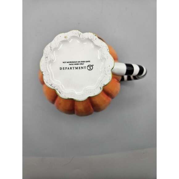 Department 56 Googley Eye Pumpkin Mug Big Bug Eye Creeper Halloween - Picture 5 of 7